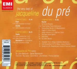 Jacqueline Du Pre - The Very Best Of Jacqueline Du Pre (3CD) [ CD ]