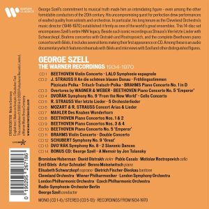 George Szell - The Warner Recordings 1934-1970 (14CD Box set) [ CD ]