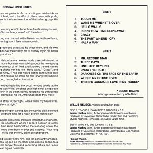 Willie Nelson - And Then I Wrote (Remastered + 2 bonus tracks) (Vinyl) [ LP ]