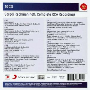 Rachmaninoff, S. - Complete RCA Recordings (10CD Box) [ CD ]