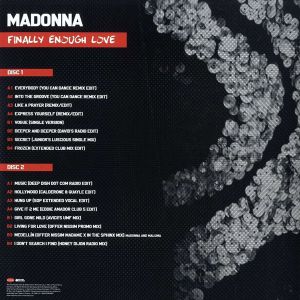 Madonna - Finally Enough Love (2 x Vinyl)