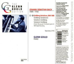 Glenn Gould - Bach: Goldberg Variations, BWV 988 [ CD ]