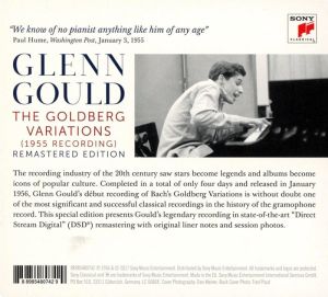 Glenn Gould - Bach: Goldberg Variations, BWV 988 (Remastered Edition 1955 Mono Recording) [ CD ]
