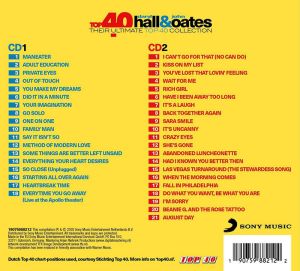 Daryl Hall & John Oates - Top 40 Daryl Hall & John Oates (Their Ultimate Top 40 Collection) (2CD)