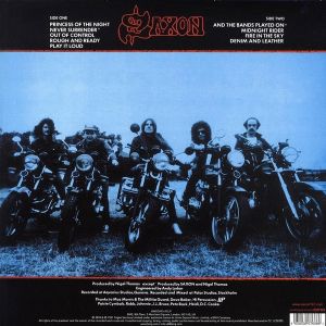 Saxon - Denim And Leather (Limited Edition, Red & Black Splatter) (Vinyl) [ LP ]