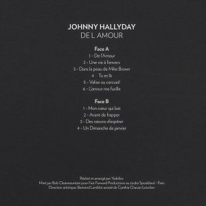 Johnny Hallyday - De l' Amour (Vinyl) [ LP ]