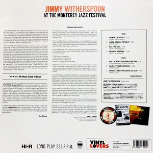 Jimmy Witherspoon - At The Monterey Jazz Festival (Limited Edition, High Quality) (Vinyl) [ LP ]