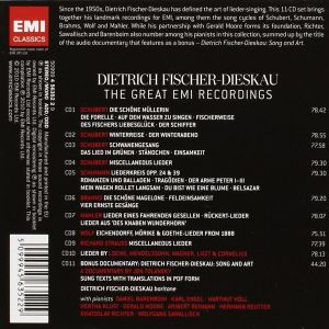 Dietrich Fischer-Dieskau - The Great EMI Recordings (11CD Box) [ CD ]