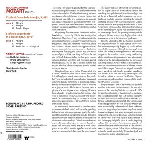 Sabine Meyer - Mozart: Clarinet Concerto, Sinfonia Concertante K.297B (Vinyl)