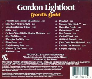 Gordon Lightfoot - Gord's Gold (Greatest Hits) [ CD ]