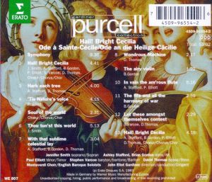 John Eliot Gardiner, English Baroque Soloists - Purcell: Hail! Bright Cecilia [ CD ]