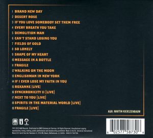 Sting - My Songs (Deluxe Import Edition + bonus tracks, Digisleeve) [ CD ]
