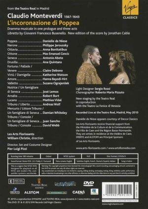 Les Arts Florissants, William Christie - Monteverdi: L'Inconorazione Di Poppea (2 x DVD-Video)
