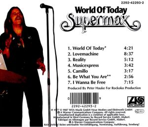 Supermax - World Of Today [ CD ]