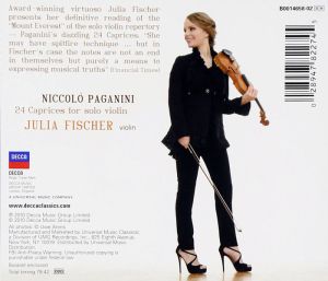 Julia Fischer - Paganini: Caprices for solo violin, Op. 1 Nos. 1-24 [ CD ]