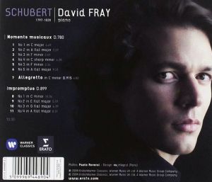 David Fray - Schubert: Moments Musicaux, Impromptus Op.90 [ CD ]