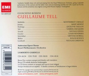 Lamberto Gardelli - Rossini: Guillaume Tell (5CD box)
