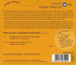 Sabine Meyer - Mozart: Serenades [ CD ]