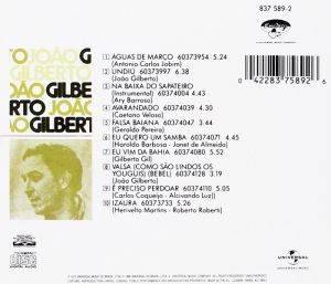 Joao Gilberto - Aguas De Marco [ CD ]