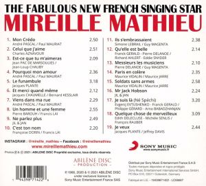 Mireille Mathieu - The Fabulous New French Singing Star [ CD ]