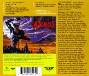 Dio - Holy Diver (Remastered) [ CD ]