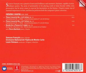 Samson Francois - Chopin: Piano Concertos No.1 & 2 [ CD ]
