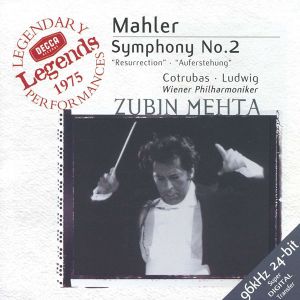 Zubin Mehta, Wiener Philharmoniker - Mahler: Symphony No.2 'Resurrection' [ CD ]