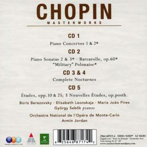 Chopin: Masterworks Vol.1 - Various Artists (5CD box)