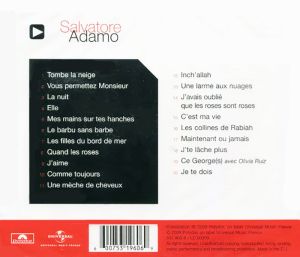 Salvatore Adamo - Salvatore Adamo Master Serie [ CD ]