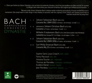 Jean Rondeau - Dynastie: Bach Concertos (Five Concertos For Harpsichord) [ CD ]