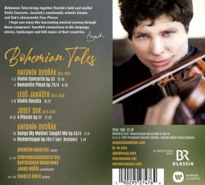 Augustin Hadelich - Bohemian Tales - Dvorak, Janacek & Josef Suk [ CD ]