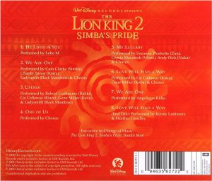 The Lion King 2: Simba's Pride - Various Artists [ CD ]