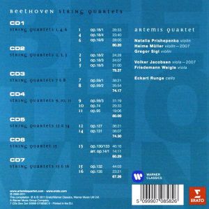Artemis Quartett - Beethoven: Complete String Quartets (7CD box)