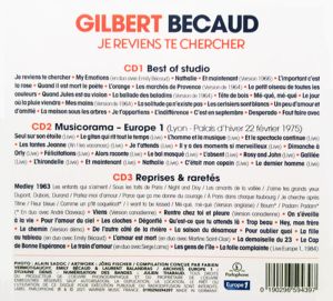 Gilbert Becaud - Je Reviens Te Chercher (Anthologie) (3CD)