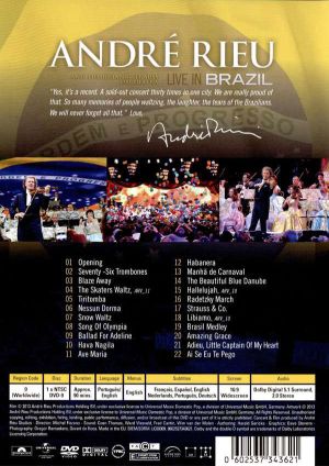 Andre Rieu - Live In Brazil 2012 (DVD-Video)