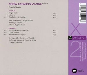 Edward Higginbottom, Olivier Shneebeli - Michel Richard Delalande: De Frofundis & Grand Motets (2CD)