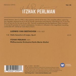 Itzhak Perlman - Beethoven: Violin Concerto [ CD ]