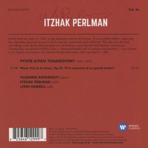 Itzhak Perlman, Vladimir Ashkenazy, Lynn Harrell - Tchaikovsky: Trio In A Minor, Op. 50 [ CD ]