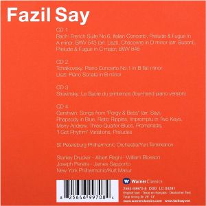 Fazil Say - Fazil Say Plays Bach, Tchaikovsky, Liszt, Stravinsky & Gershwin (4CD box)