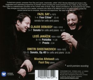 Fazil Say & Nicolas Altstaedt - Four Cities [ CD ]