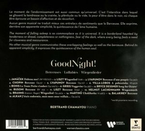Bertrand Chamayou - Good Night! (Liszt, Brahms, Chopin, Schumann, Schubert, Grieg...) [ CD ]