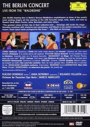 Anna Netrebko, Placido Domingo, Rolando Villazon - The Berlin Concert (DVD-Video)