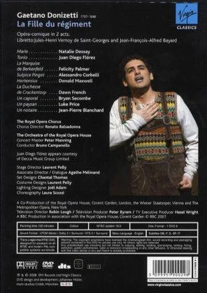 Natalie Dessay, Juan Diego Florez, Royal Opera House Covent Garden Orchestra, Bruno Campanella - Donizetti: La Fille Du Regiment (DVD-Video)