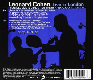 Leonard Cohen - Live In London (2CD)