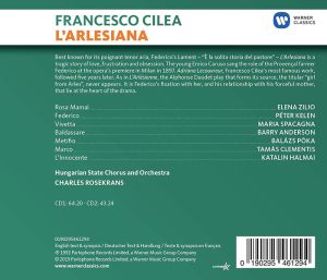 Hungarian State Chorus And Orchestra, Charles Rosekrans - Francesco Cilea: L'Arlesiana (2CD)