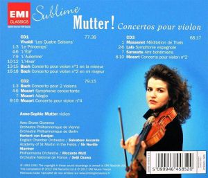 Anne-Sophie Mutter - Sublime Mutter! (3CD box)