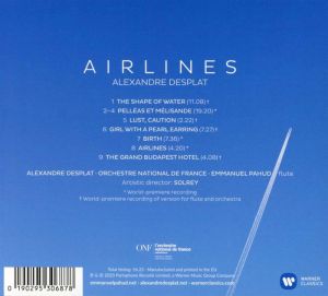 Emmanuel Pahud - Airlines (Music By Alexandre Desplat) [ CD ]