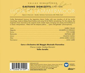 Maria Callas, Orchestra del Maggio Musicale Fiorentino, Tullio Serafin - Donizetti: Lucia Di Lammermoor (1953) (2CD)