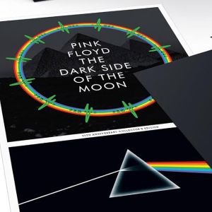 Pink Floyd - The Dark Side Of The Moon (50th Anniversary Collectors Edition, Picture Disc UV Printed Art On Clear Vinyl) (2 x Vinyl)