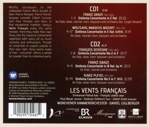 Les Vents Francais - Concertante! (Danzi, Mozart, Devienne, Pleyel) (2CD)